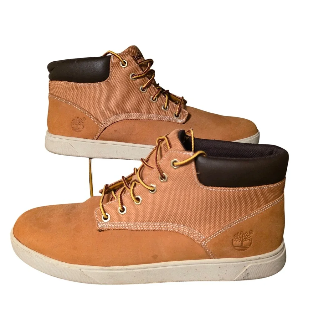 Timberland Mens Ankle Boots‎ Brown Lace Up Casual Fashion Sneakers Shoes Size 11